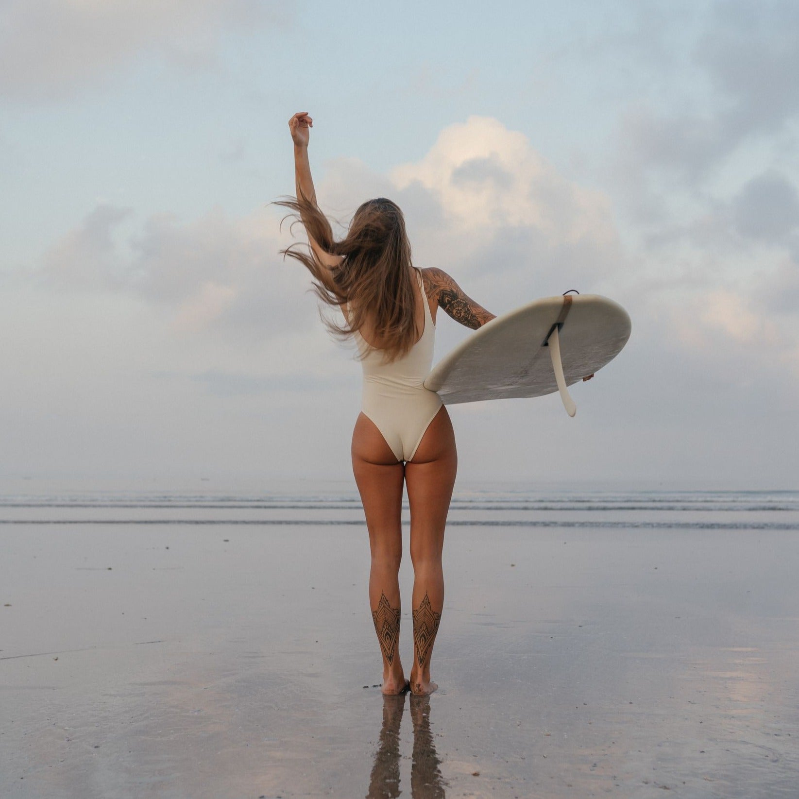 Boa one piece in Off White | Women Surf Swimwear | One Piece | Ninefootstudio