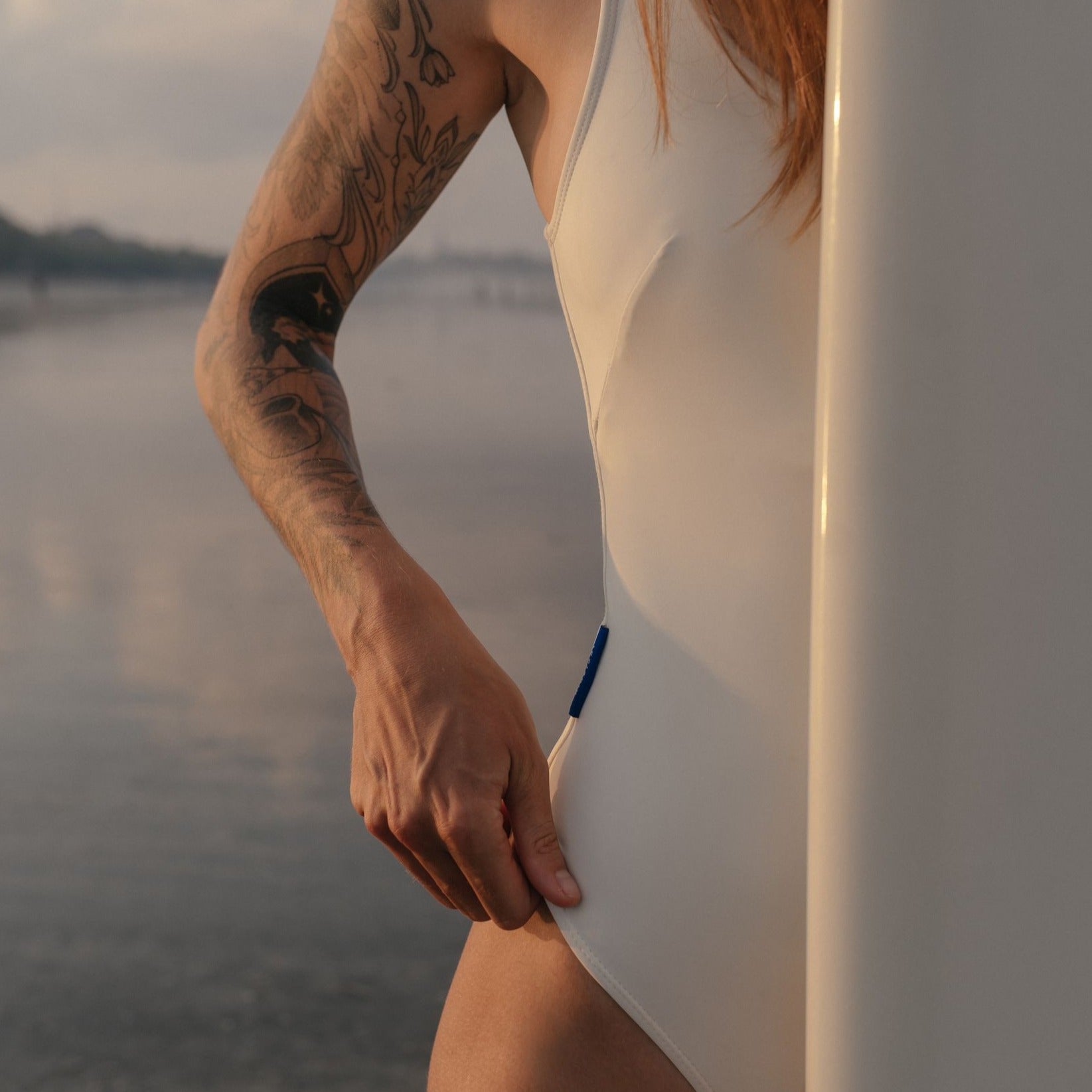 Boa one piece in Off White | Women Surf Swimwear | One Piece | Ninefootstudio