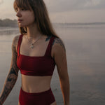 Ninefoot Studio Lakey Surf Bikini Top in Riad | Tops