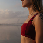 Ninefoot Studio Lakey Surf Bikini Top in Riad | Tops