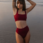 Ninefoot Studio Nyang-Nyang Surf Bikini Bottom in Riad | Bottoms