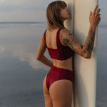 Ninefoot Studio Nyang-Nyang Surf Bikini Bottom in Riad | Bottoms