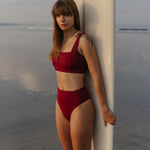 Ninefoot Studio Nyang-Nyang Surf Bikini Bottom in Riad | Bottoms