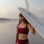 Ninefoot Studio Lakey Surf Bikini Top in Riad | Tops