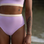 Ninefoot Studio Rote surf bikini bottom in Lilac | Bottom