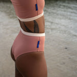 Ninefoot Studio Rote surf bikini bottom in pastel nude | Bottom