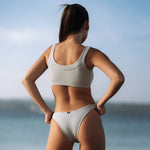 KO Rib Cotton Bottom in Mint | Hinako Capsule | Ninefoot Studio