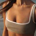 HI Square Rib Cotton Top in Tripoli | Hinako Capsule | Ninefoot Studio