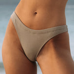 KO Rib Cotton Bottom in Army Green | Ninefoot studio