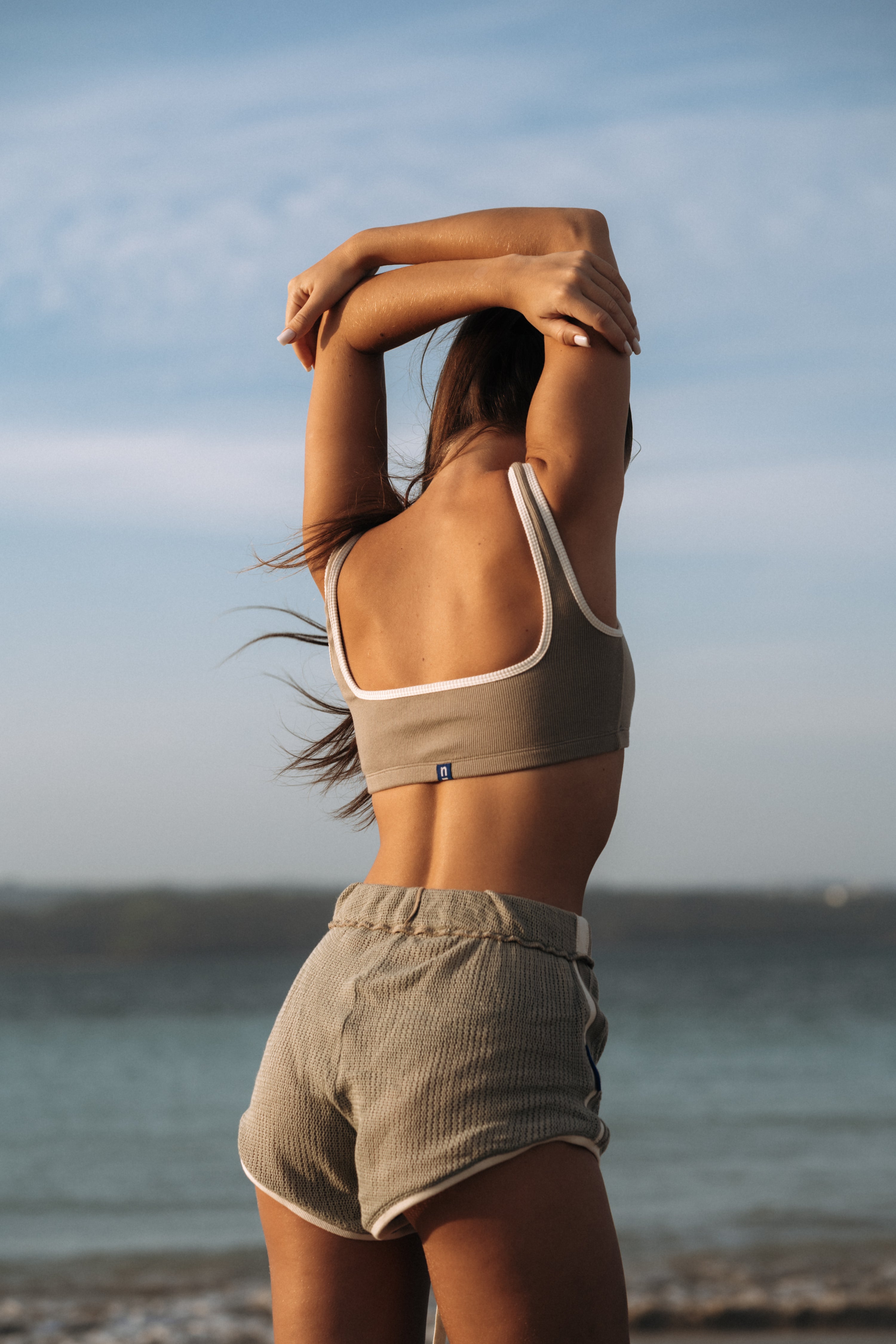 HI Square Rib Cotton Top in Tripoli | Hinako Capsule | Ninefoot Studio