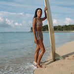 Jimmy Retro Surf Short in Tripoli | Women Surfing Swimsuit | Ninefootstudio