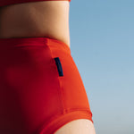 Ninefoot Studio Sanur 2.0 Surf Bikini Bottom in Sambal Red | Bottoms