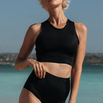 Ninefoot Studio Sanur 2.0 Surf Bikini Bottom in Black | Bottoms