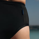 Ninefoot Studio Sanur 2.0 Surf Bikini Bottom in Black | Bottoms