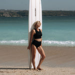 Ninefoot Studio Sanur 2.0 Surf Bikini Bottom in Black | Bottoms