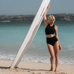 Ninefoot Studio Sanur 2.0 Surf Bikini Bottom in Black | Bottoms