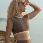 Ninefoot Studio Savu Surf Croptop in Tripoli | Surf Tops