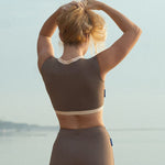 Ninefoot Studio Savu Surf Croptop in Tripoli | Surf Tops