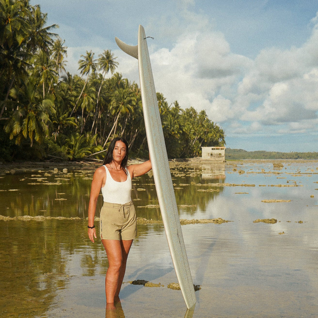 Boa Onepiece in Off White | Women's Surfing Swimsuit