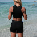 Ninefoot Studio Gerupuk Shorts in Black | One piece