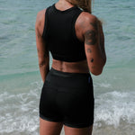 Ninefoot Studio Gerupuk Shorts in Black | One piece