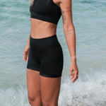 Ninefoot Studio Gerupuk Shorts in Black | One piece