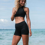 Ninefoot Studio Gerupuk Shorts in Black | One piece