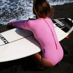 Ninefoot Studio Periscope Surf Swimsuit One-piece in Bubble Gum Pink | One piece