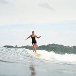 Jimmy Retro Surf Jumpsuit in Arabica Brown | Women Surfing Swimsuit | Ninefootstudio