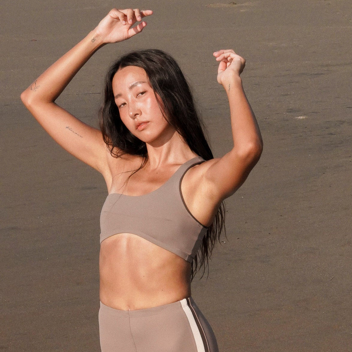 Kongs One Shoulder Surf Bikini Top in Tripoli | Ninefoot Studio Swimwear