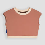 Ninefoot Studio Savu surf croptop in pastel nude | Tops