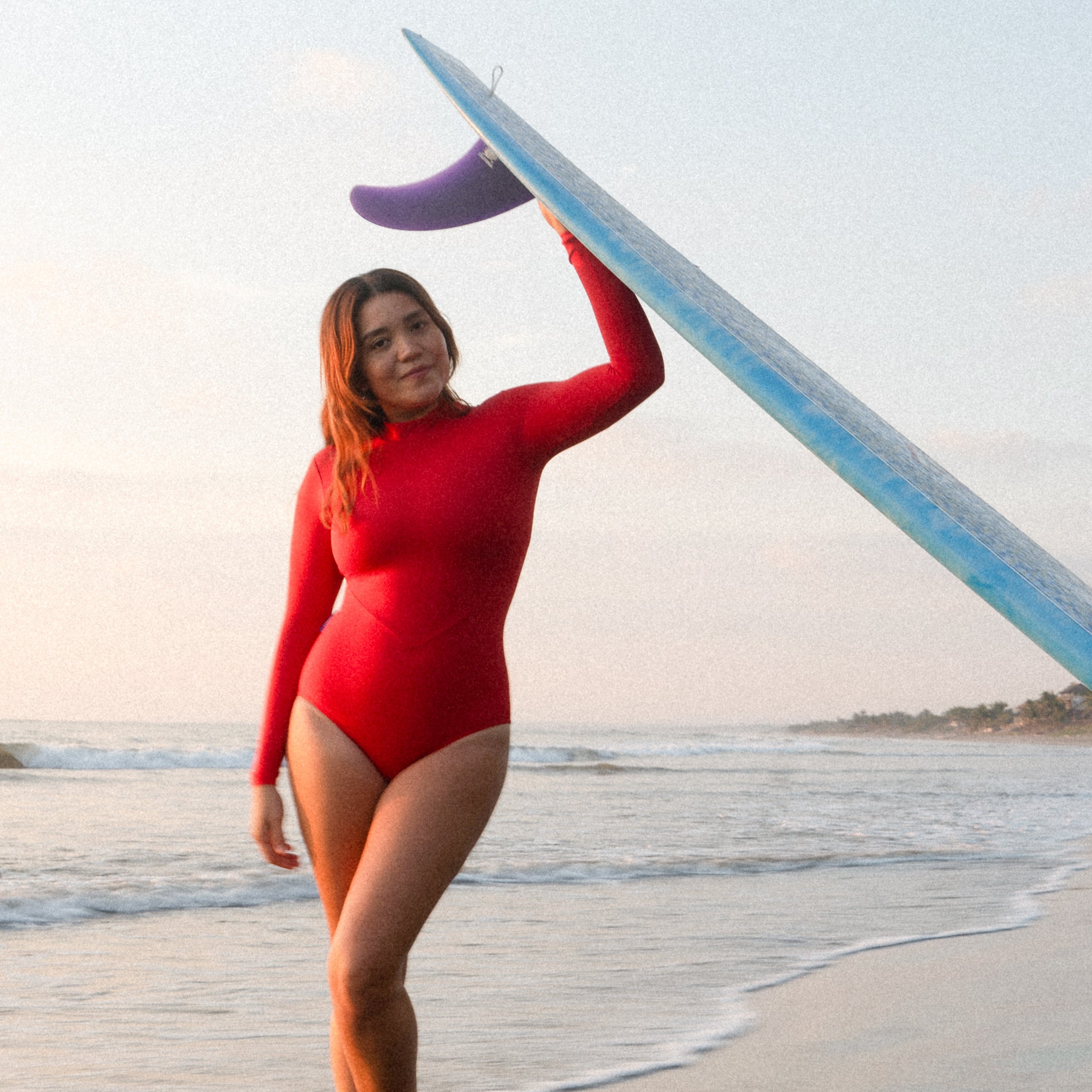 Ninefoot Studio Periscope Surf Swimsuit One-piece in Sambal Red | One piece