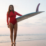 Ninefoot Studio Periscope Surf Swimsuit One-piece in Sambal Red | One piece