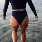 Ninefoot Studio Seseh Surf Rashguard In Navy Blue | rash guards