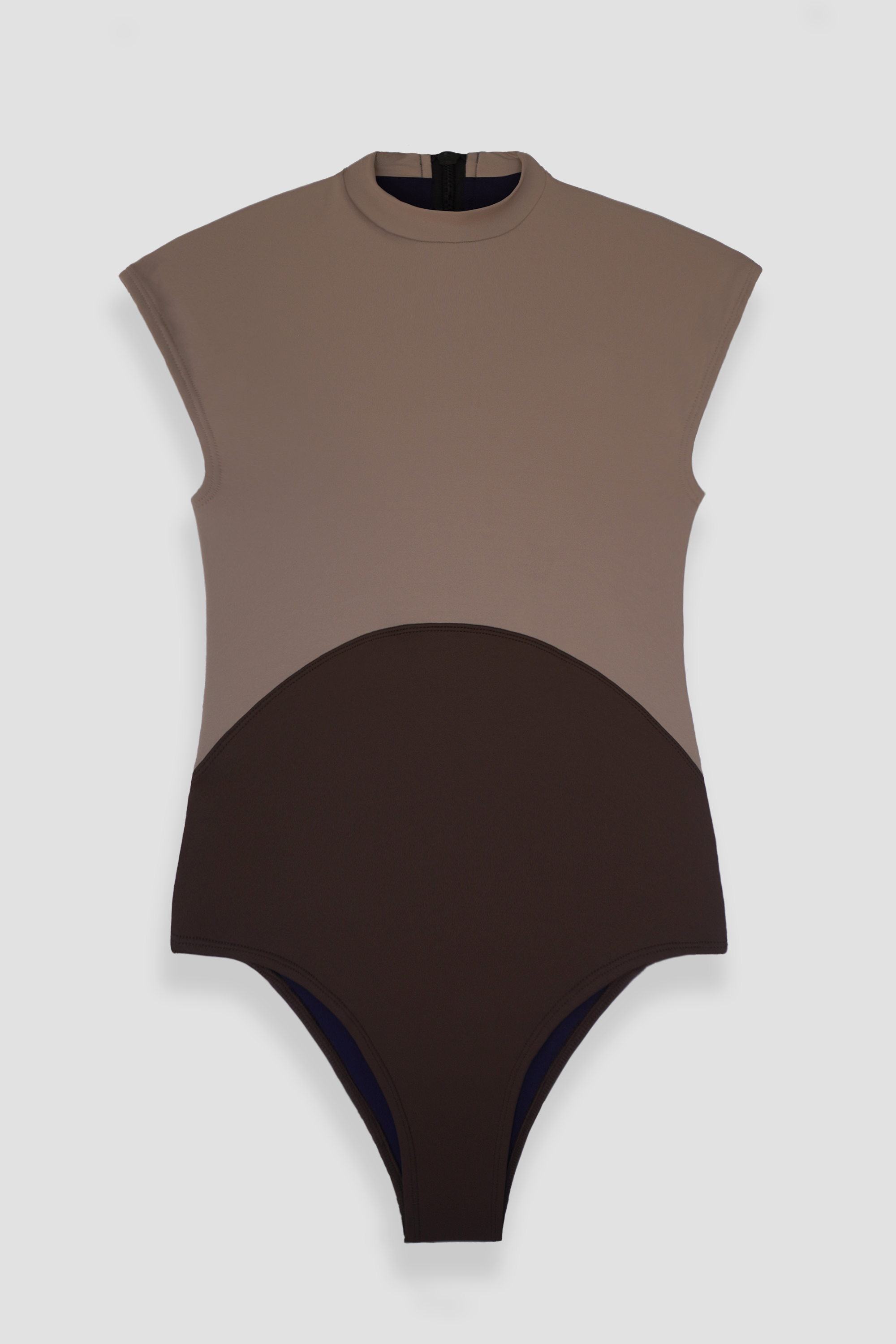 Ninefoot Studio Marosi surf swimsuit onepiece in arabica brown | One piece