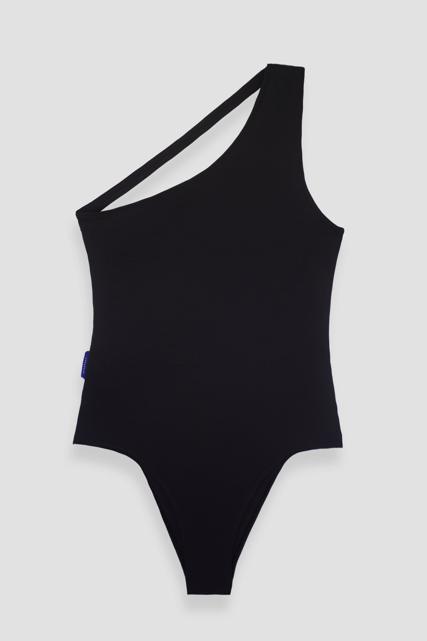 Ninefoot Studio Mawi One Shoulder Surf Swimsuit in Black | One piece