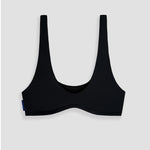 nias surf top in black color flat image front side