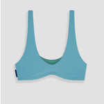 nias surf top in stone blue color flat image front side