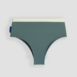 Ninefoot Studio Rote surf bikini bottom in army green | Bottom