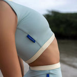 Savu and Rote Surf Bikini Top and Bottom | Crop Top Surfing Swimsuit | Ninefootstudio
