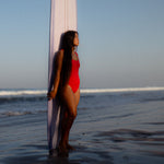 Boa Surf One Piece in Sambal Red | Women Surfing Swimsuit | Ninefootstudio