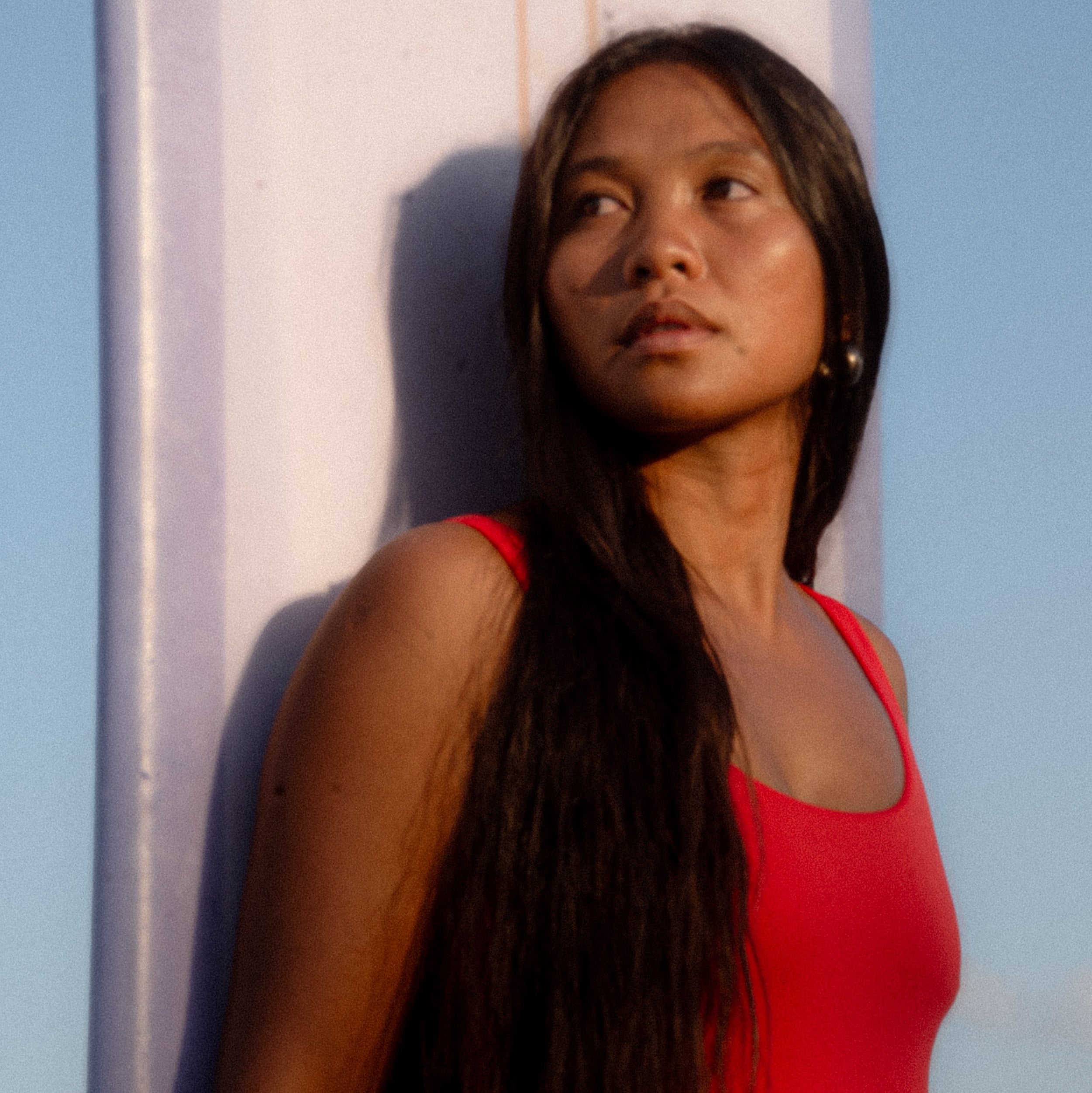 Boa Surf One Piece in Sambal Red | Women Surfing Swimsuit | Ninefootstudio