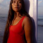 Boa Surf One Piece in Sambal Red | Women Surfing Swimsuit | Ninefootstudio