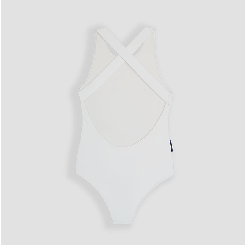 Canggu Surf One Piece Criss Cross in Off White