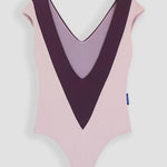 Ninefoot Studio Dreamland Surf One Piece in Nude & Burgundy | One piece
