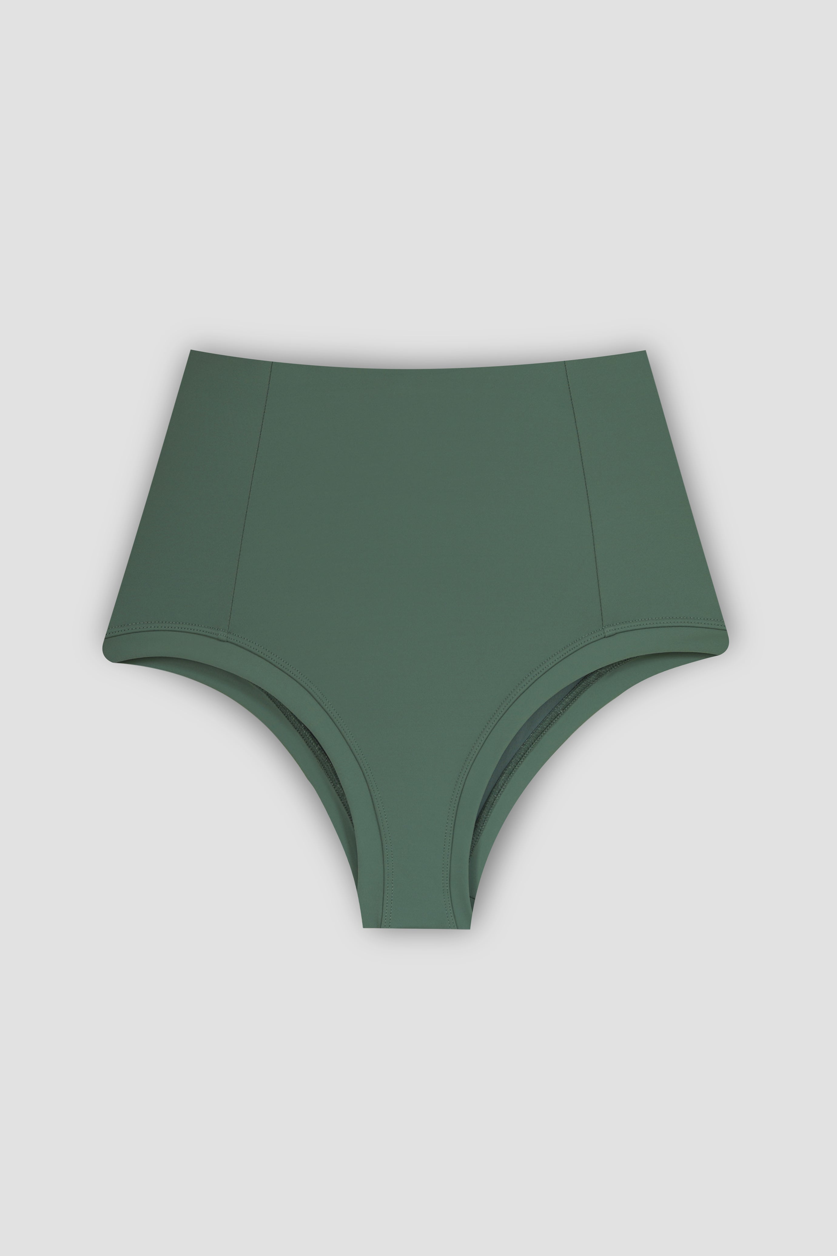 Sanur 2.0 Surf Bikini Bottom in Army Green