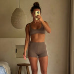 Jimmy Retro Surf Short in Tripoli | Women Surfing Swimsuit | Ninefootstudio