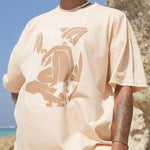 Kookumbra in Cream | Women Oversized T-shirt | Surf Swimwear | Ninefootstudio