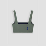 Ninefoot Studio Lakey Surf Bikini Top in Army Green | Tops