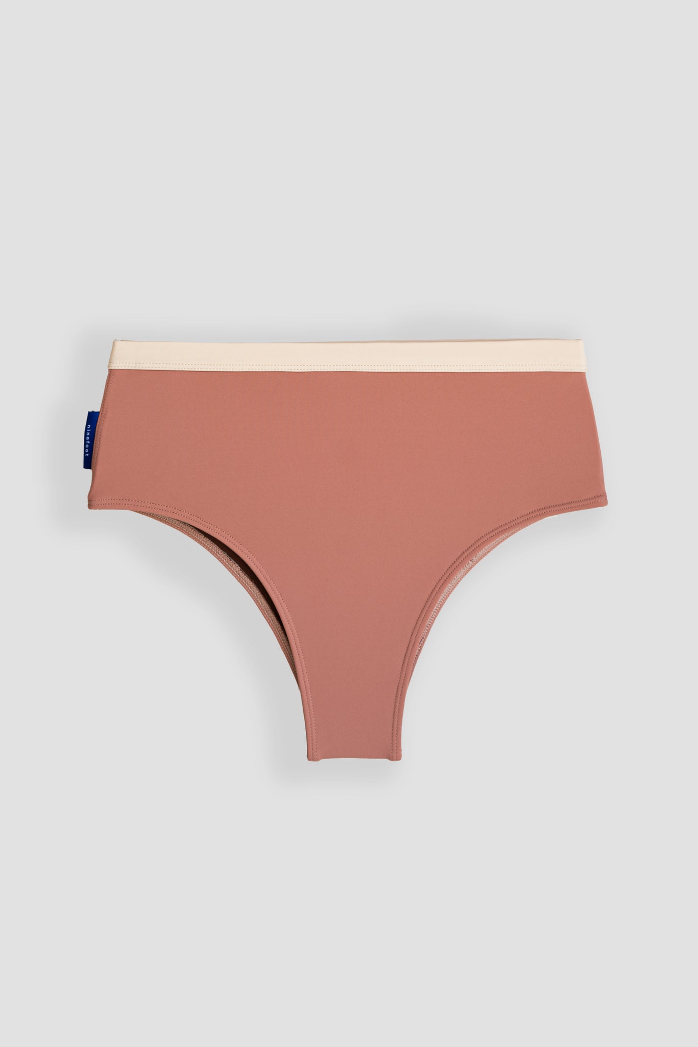 Ninefoot Studio Rote surf bikini bottom in pastel nude | Bottom